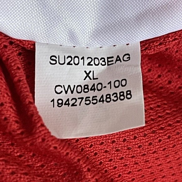 Jordan Shorts Mens Extra‎ Large Orange Red Jumpman Logo Zip Basketball Adult - Picture 10 of 13